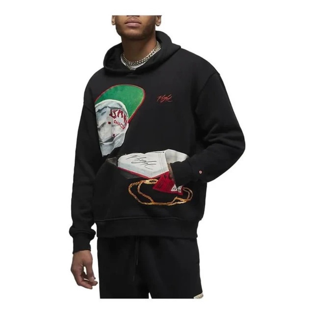 Nike Jordan Hoodie Mens XL Artist Series Rochester Flight Sweatshirt DV1593-010
